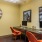 Business center with two mac computers and printer at Trailside at Reedy Point in Greenville, SC